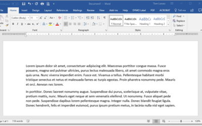 Generate filler text into Microsoft Word Automatically